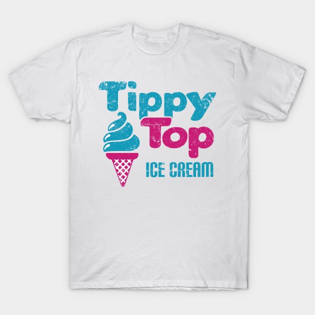 Tippy Top Ice Cream T-Shirt by MindsparkCreative